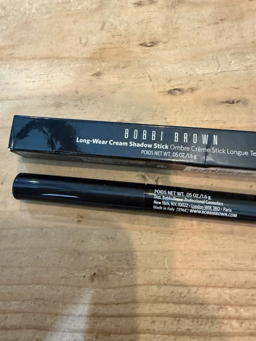 Bobbi Brown Long-Wear Cream Shadow Stick ~ Rich Caviar ~ Full Size New In Box